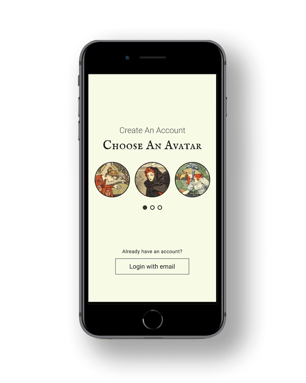 Garden booking experience screen
